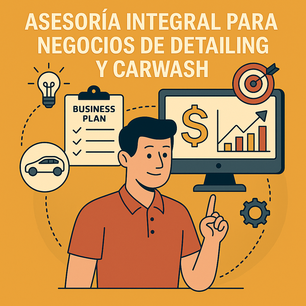 Asesoria Integral para Negocios de Detailing y Carwash