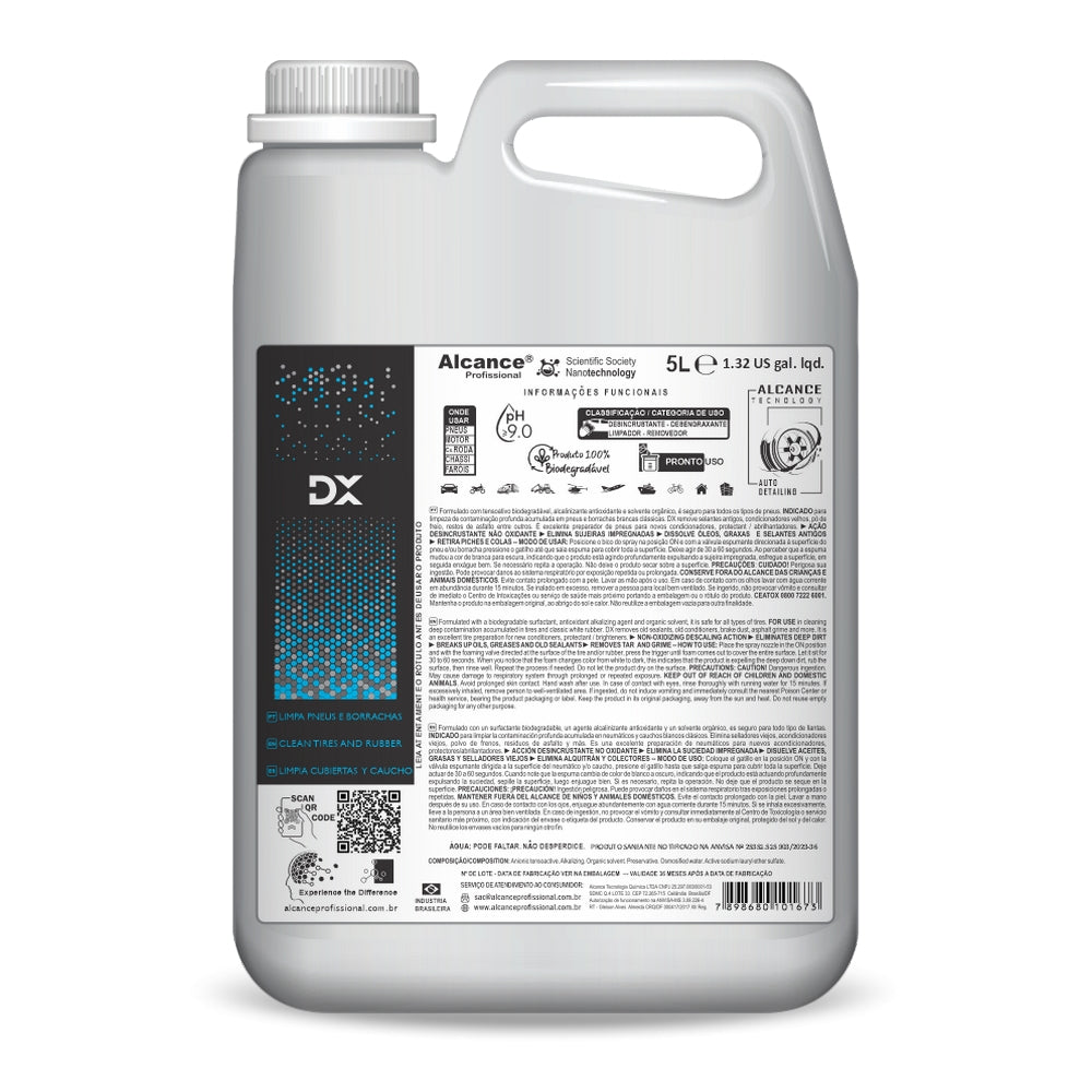 Alcance DX Limpiador de Neumáticos y Caucho 500 ml