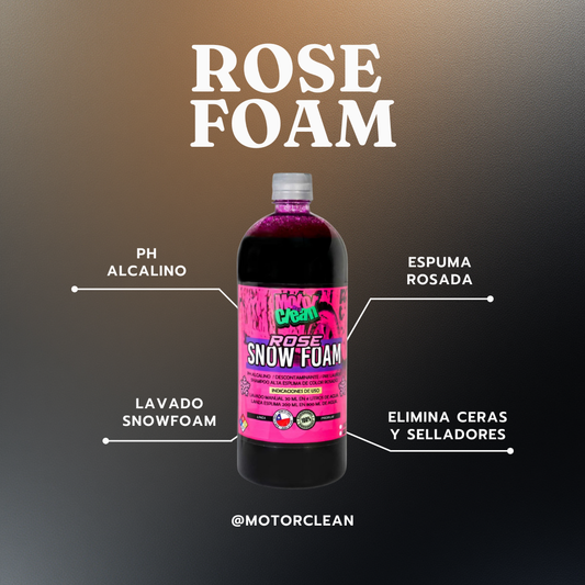 ROSE SNOWFOAM SHAMPOO MOTORCLEAN