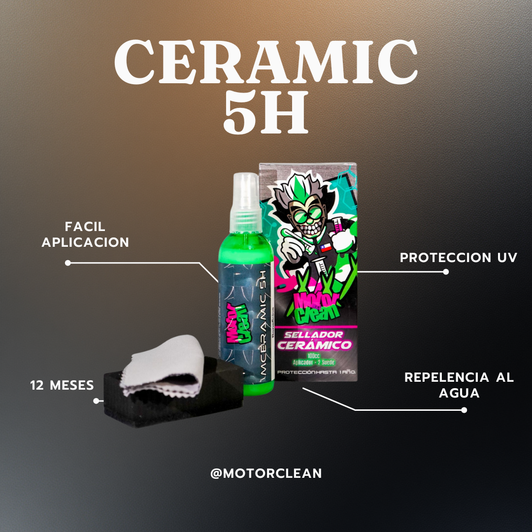 CERAMIC 5H SELLADOR CERAMICO MOTORCLEAN