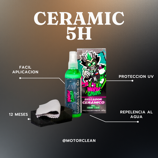 CERAMIC 5H SELLADOR CERAMICO MOTORCLEAN