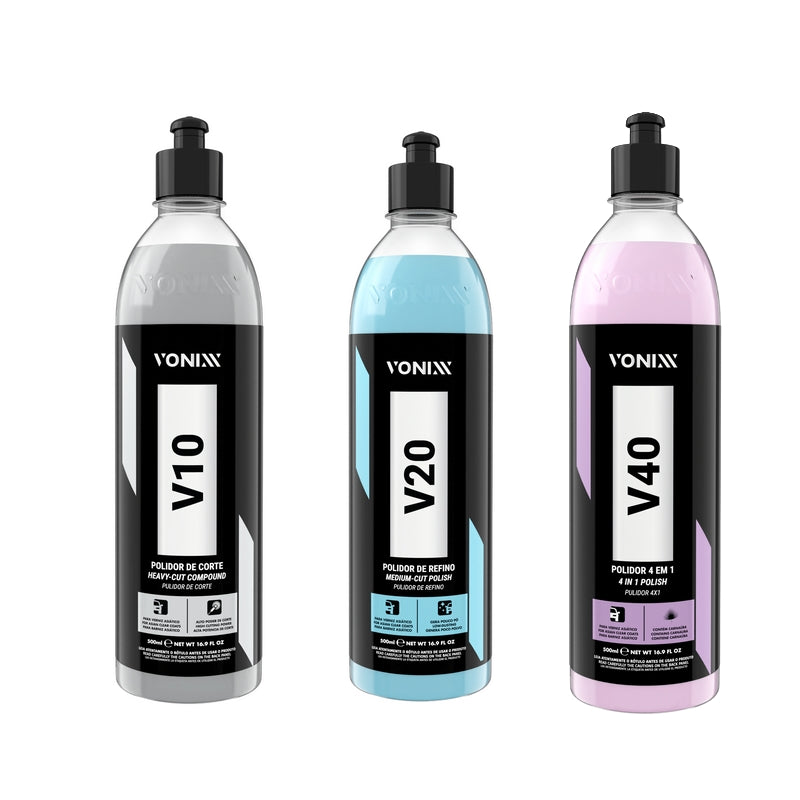 Vonixx – Set Pulimentos Barniz Asiático V10 / V20 / V40