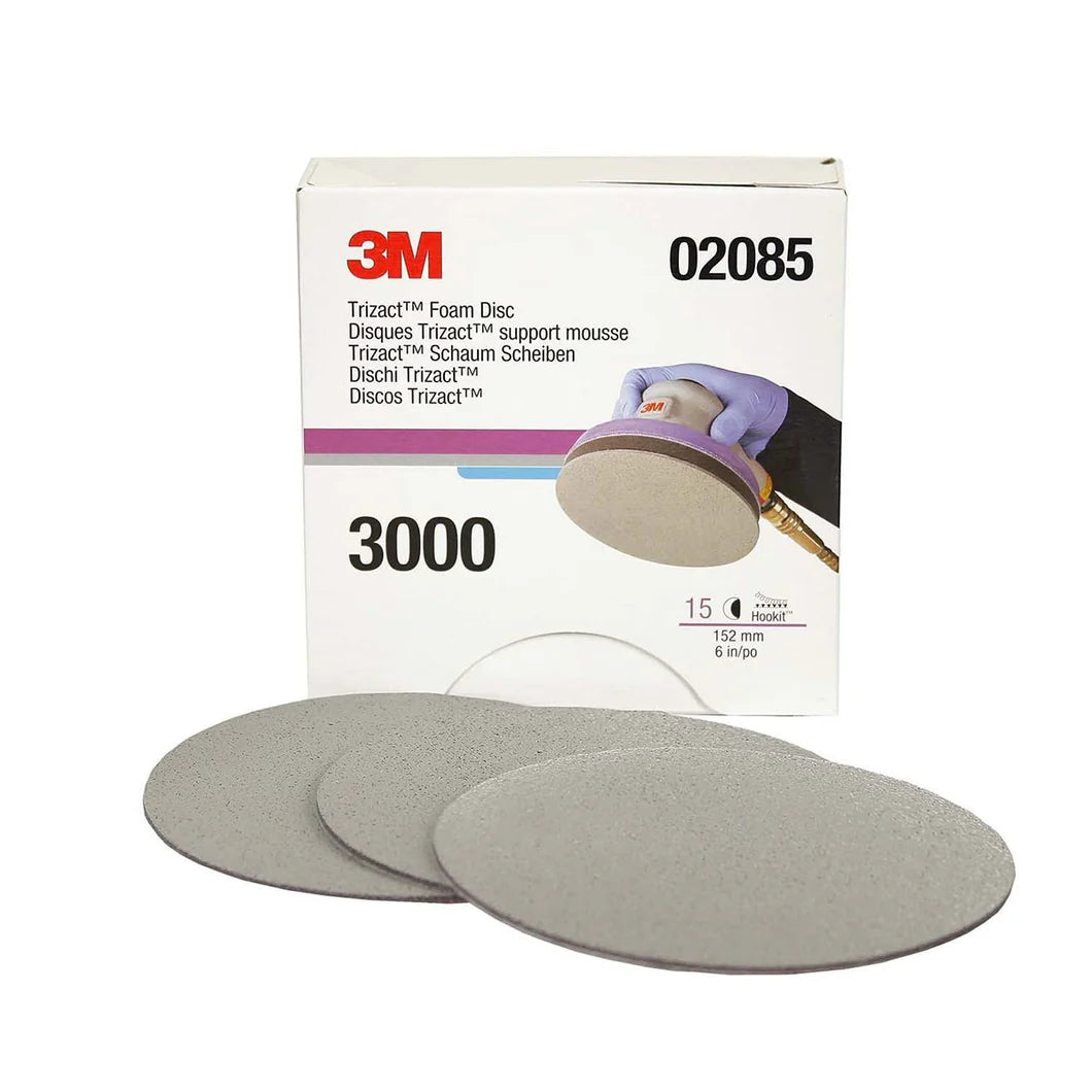 3M LIJA GRANO 3000 TRIZACT 6"