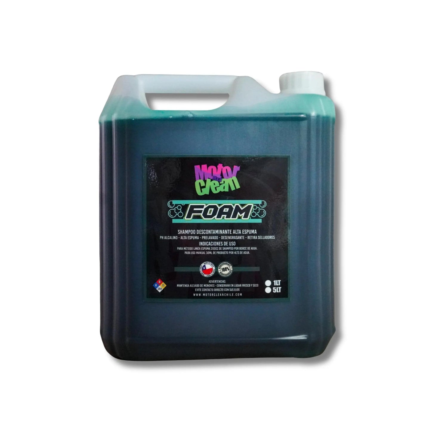 MC FOAM SHAMPOO PH ALCALINO MOTORCLEAN