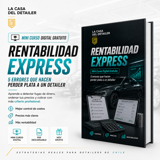 Rentabilidad Express: 5 Errores que Hacen Perder Plata a un Detailer