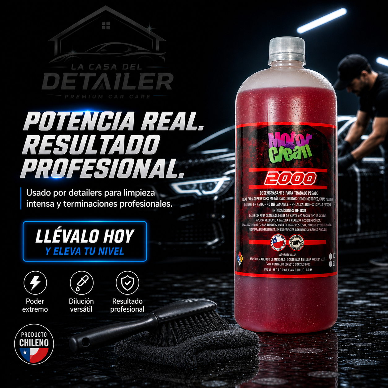 MC2000 DESENGRASANTE MOTORCLEAN