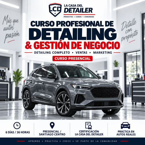 Curso Profesional de Detailing & Gestión de Negocio