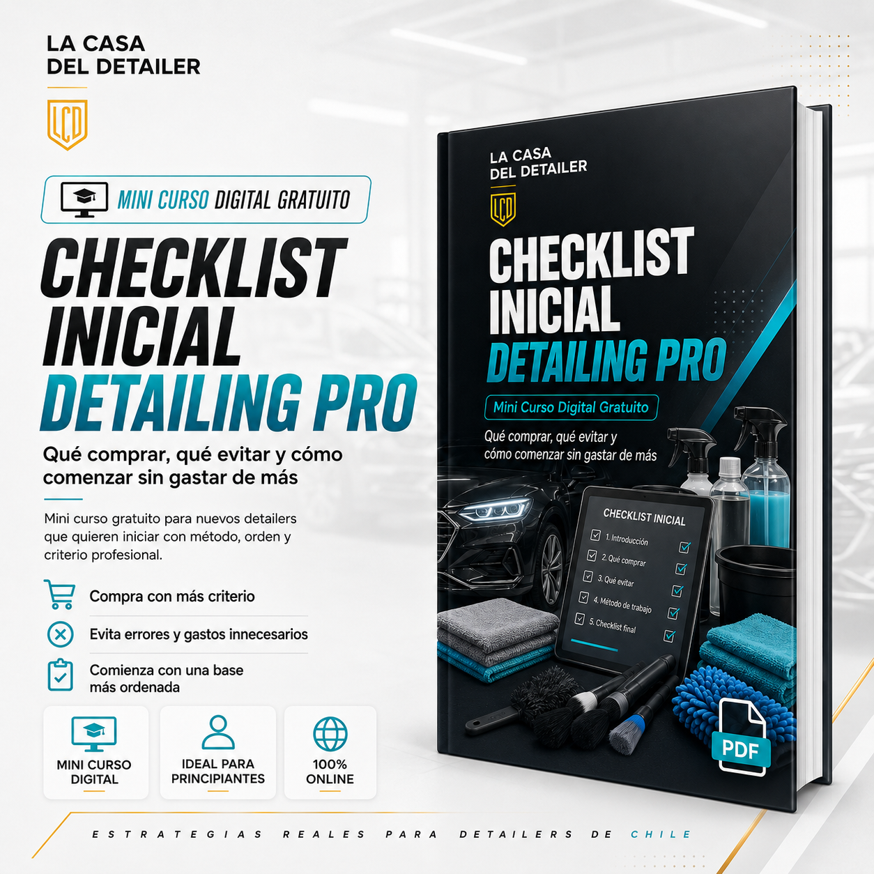 Checklist inicial Detailing PRO