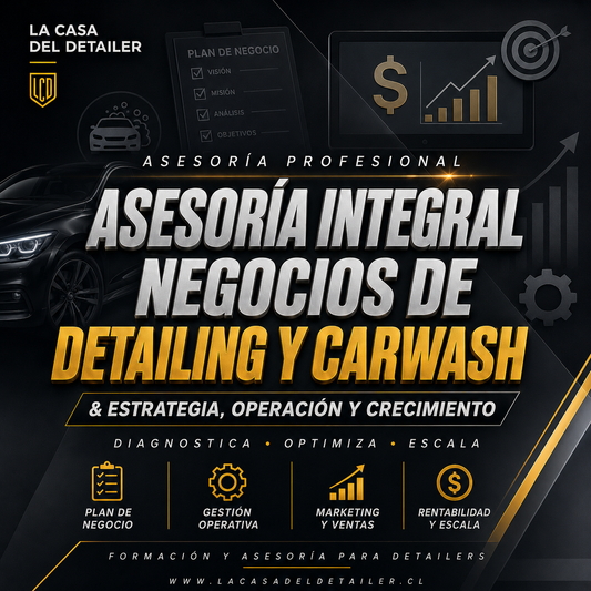Asesoria Integral para Negocios de Detailing y Carwash