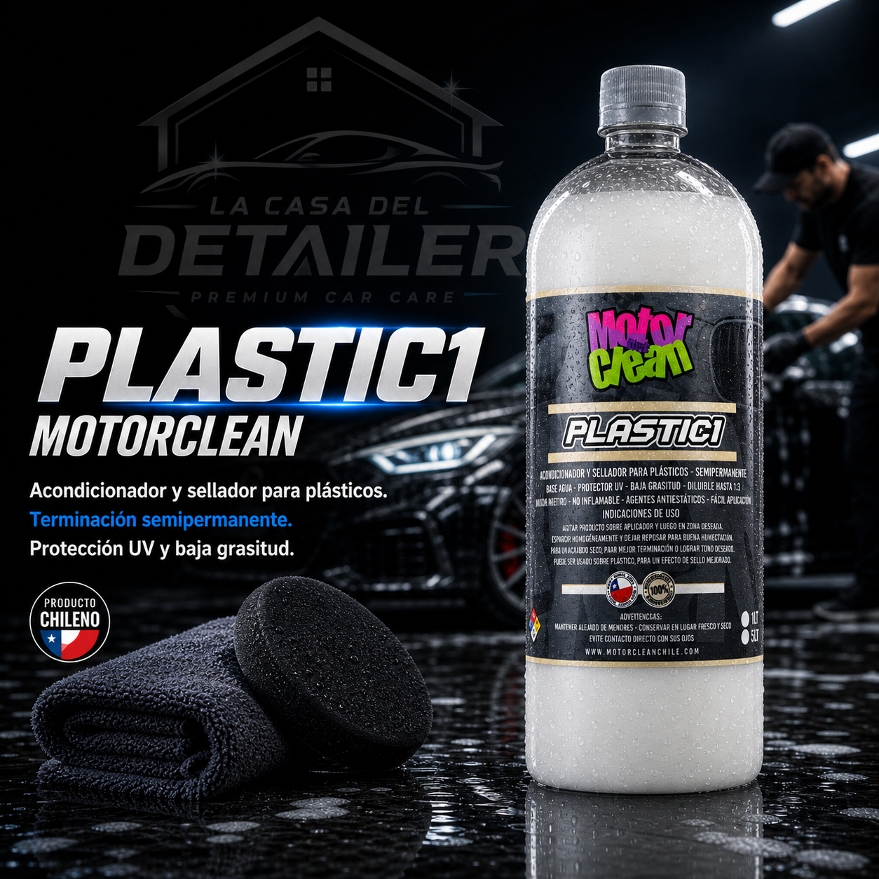 MC PLASTIC 1 ACONDICIONADOR MOTORCLEAN