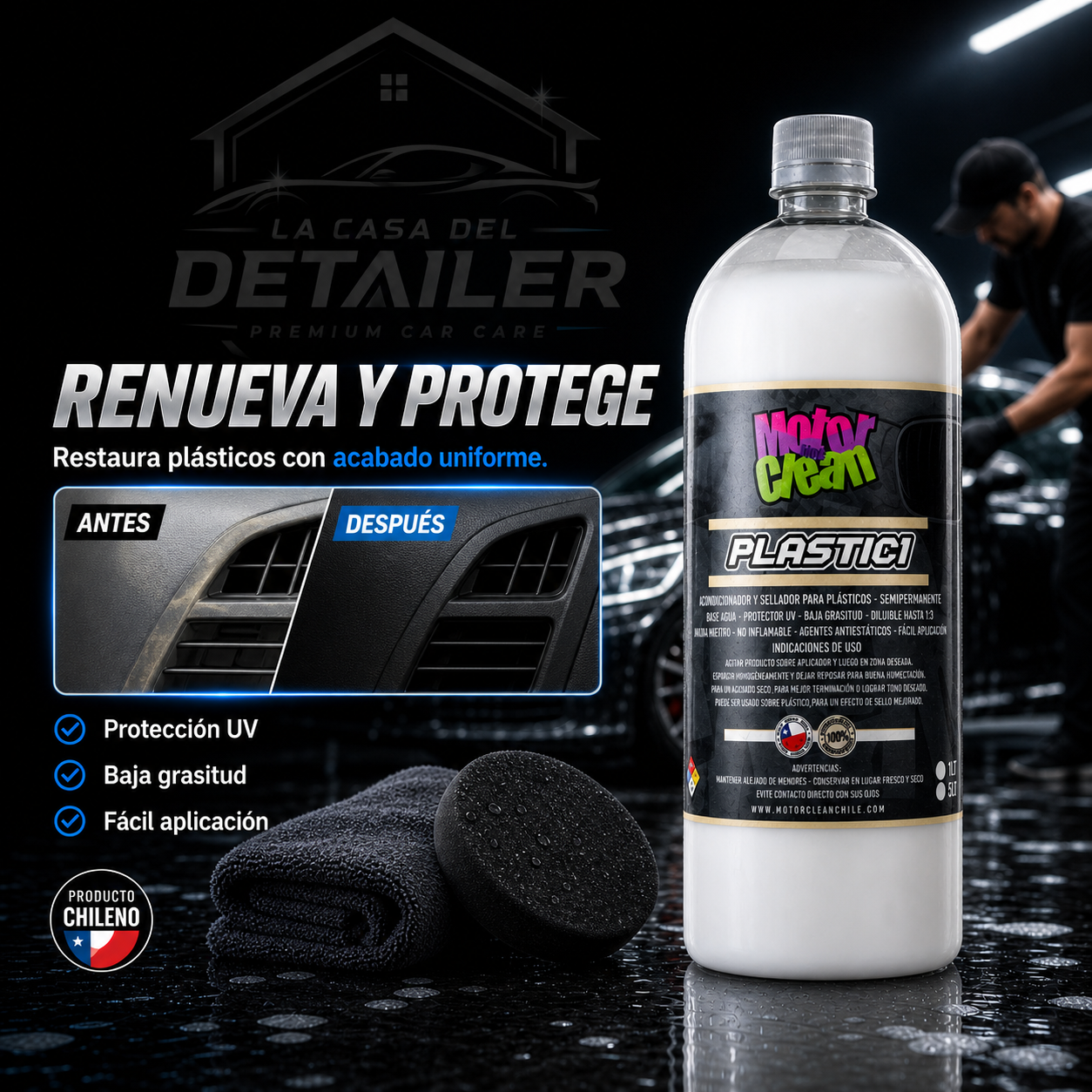 MC PLASTIC 1 ACONDICIONADOR MOTORCLEAN