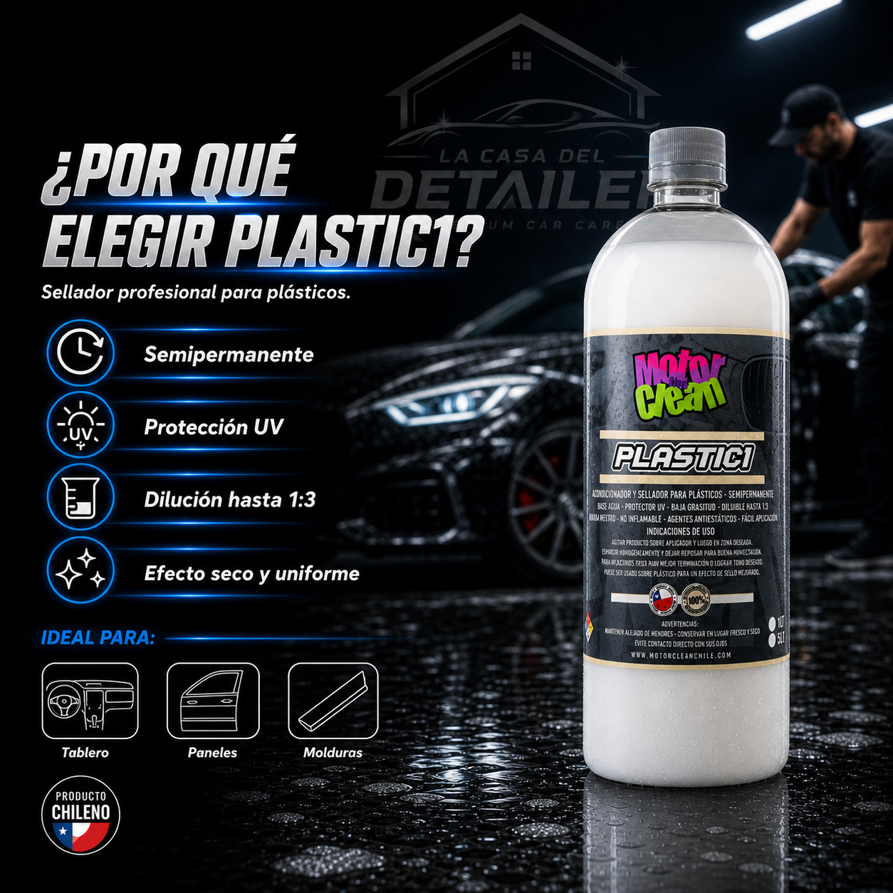 MC PLASTIC 1 ACONDICIONADOR MOTORCLEAN
