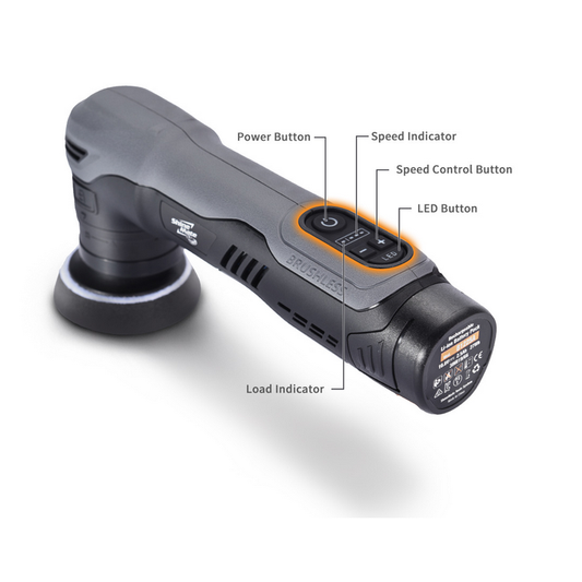 ShineMate EB210 Kit – Mini Pulidora Inalámbrica Multi-acción