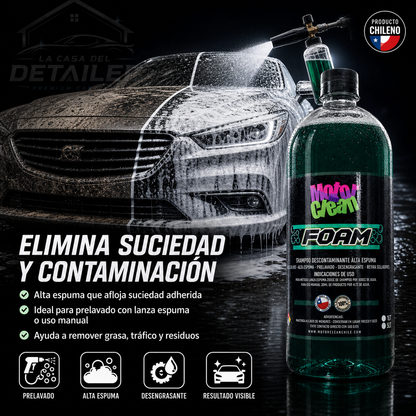 MC FOAM SHAMPOO PH ALCALINO MOTORCLEAN