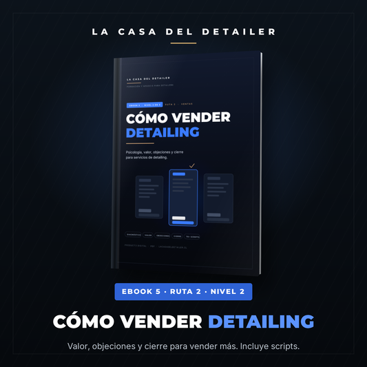 Portada del e-book Cómo Vender Detailing