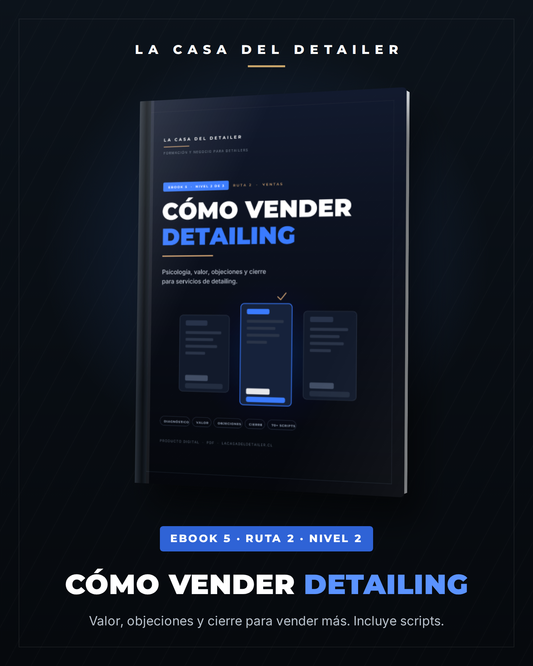 E-book Cómo Vender Detailing, formato vertical