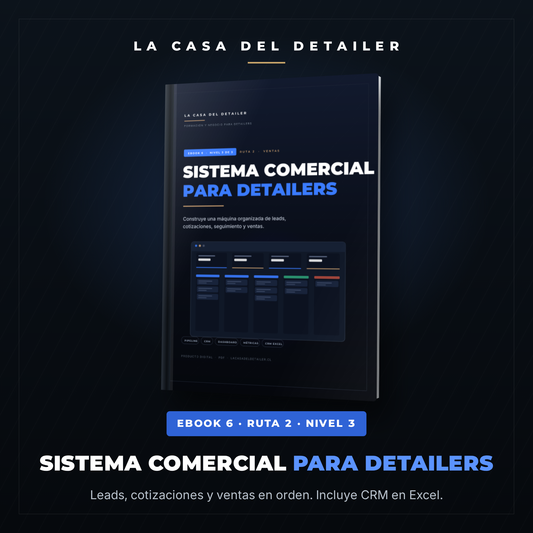 Portada del e-book Sistema Comercial para Detailers