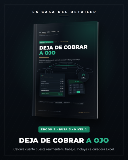 E-book Deja de Cobrar a Ojo, formato vertical