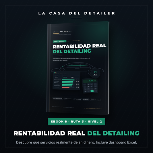 Portada del e-book Rentabilidad Real del Detailing