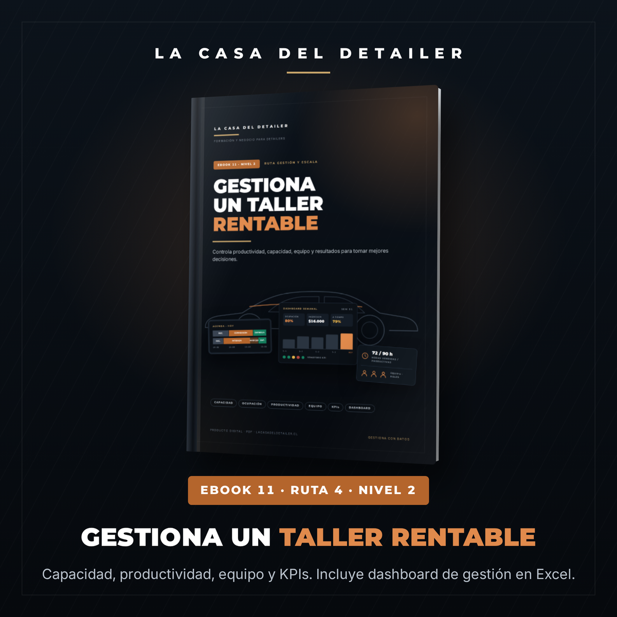Portada del e-book Gestiona un Taller Rentable