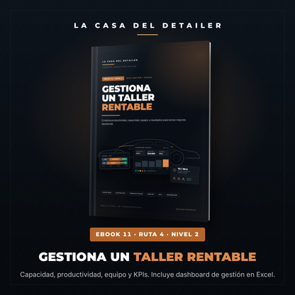 Portada del e-book Gestiona un Taller Rentable