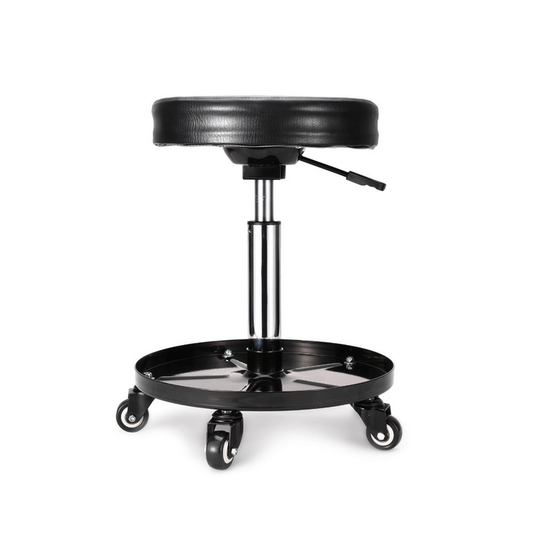 ShineMate Asiento Ajustable con Ruedas | Banco Móvil para Detailing