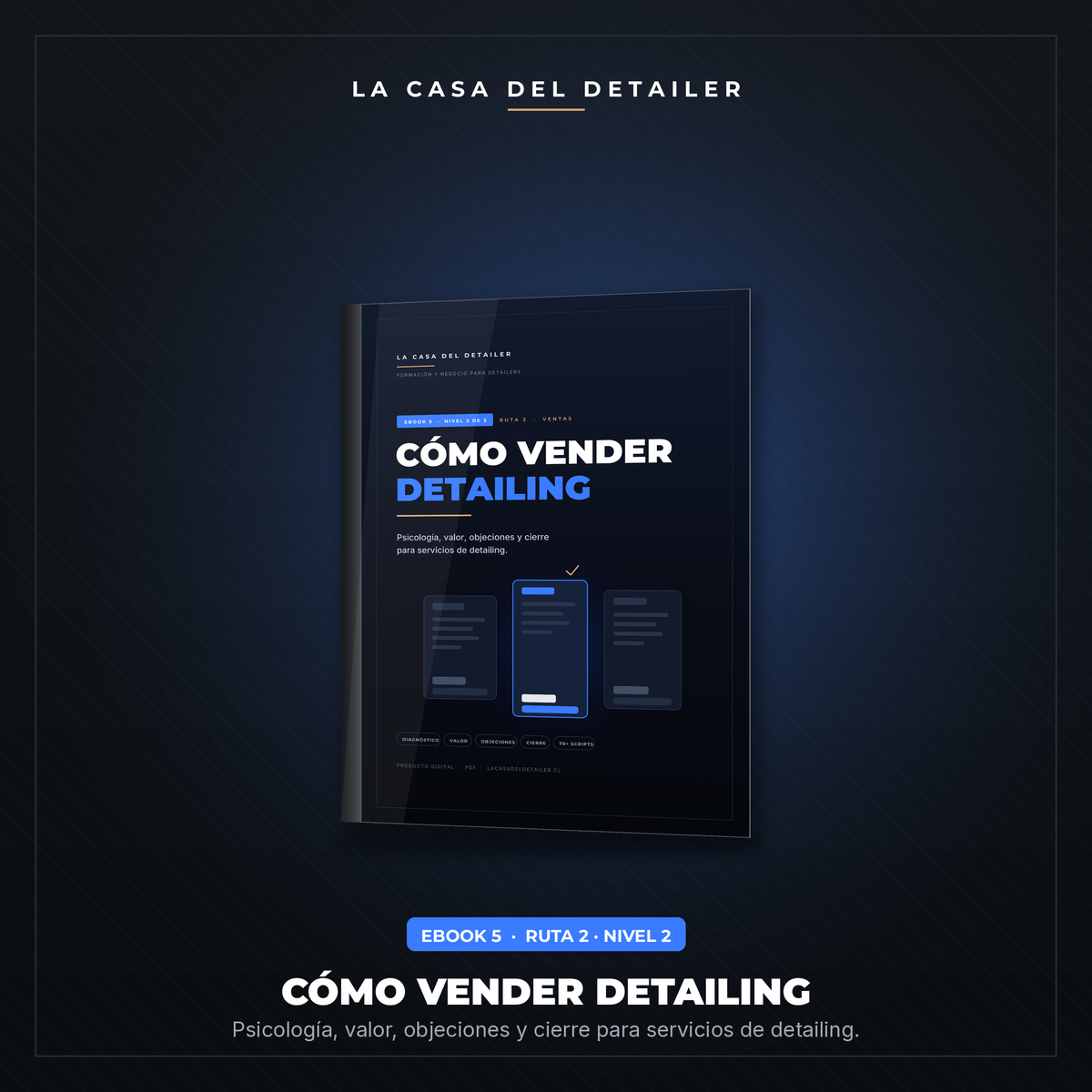 Portada del e-book Cómo Vender Detailing