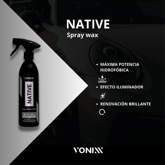 Pack Cera Líquida Native de Vonixx + 2 Microfibras de Regalo