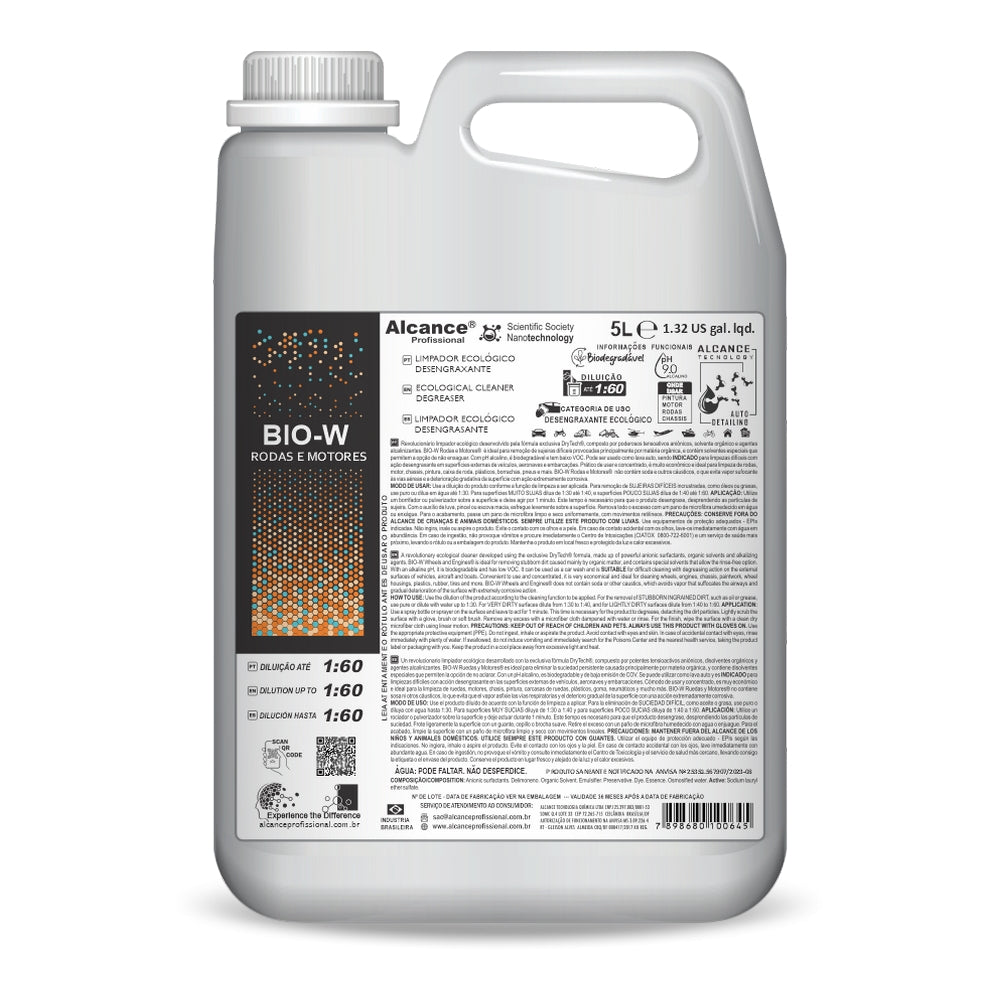 Alcance Bio-W – Limpiador de Ruedas y Motores – vista 2