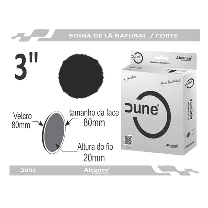 Alcance Dune Pad de Lana Negra Corte Agresivo – vista 2