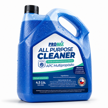 APC All Purpose Cleaner PROMAX PRO 4,5 litros, limpiador multiuso concentrado
