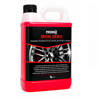 Iron Zero PROMAX PRO 1 litro, limpiador de llantas antióxido