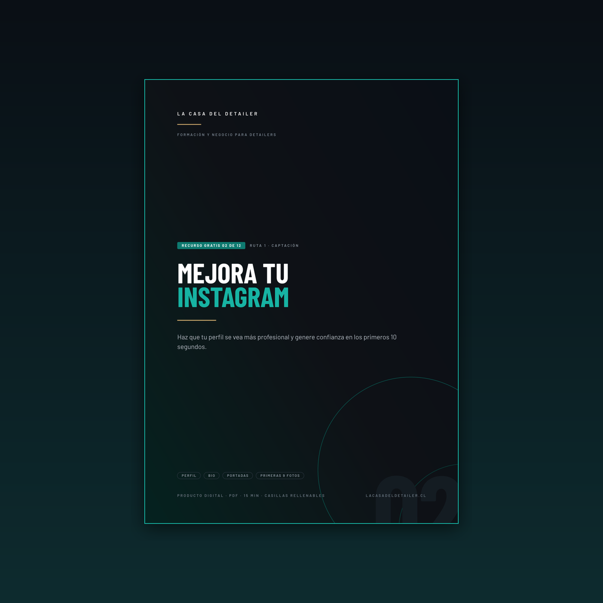 Portada del recurso gratuito Mejora tu Instagram para detailers