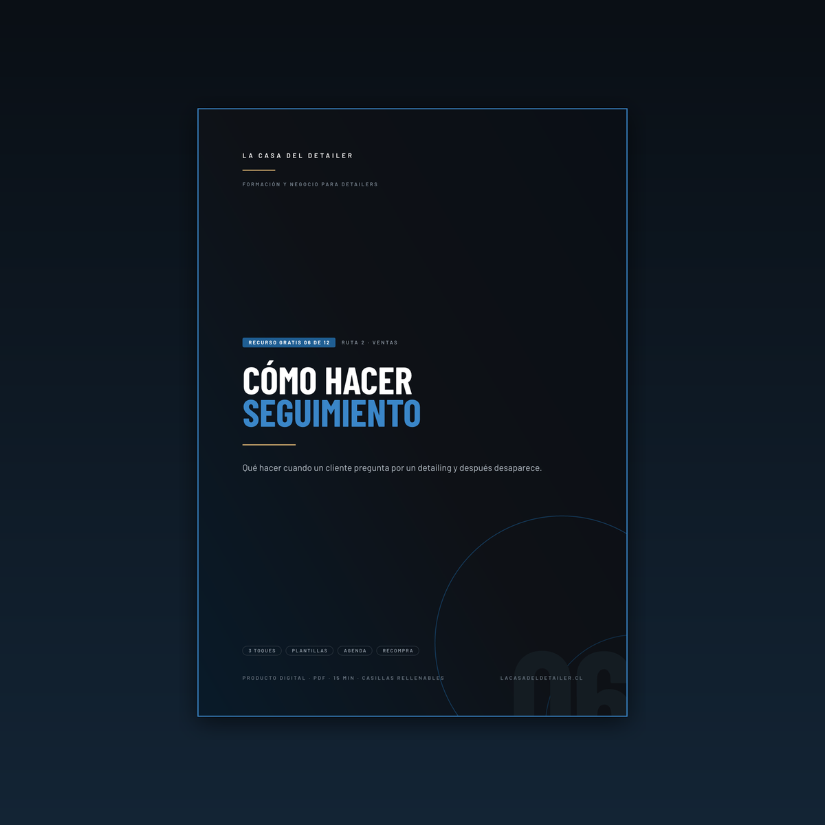 Portada del recurso gratuito Cómo Hacer Seguimiento a clientes de detailing
