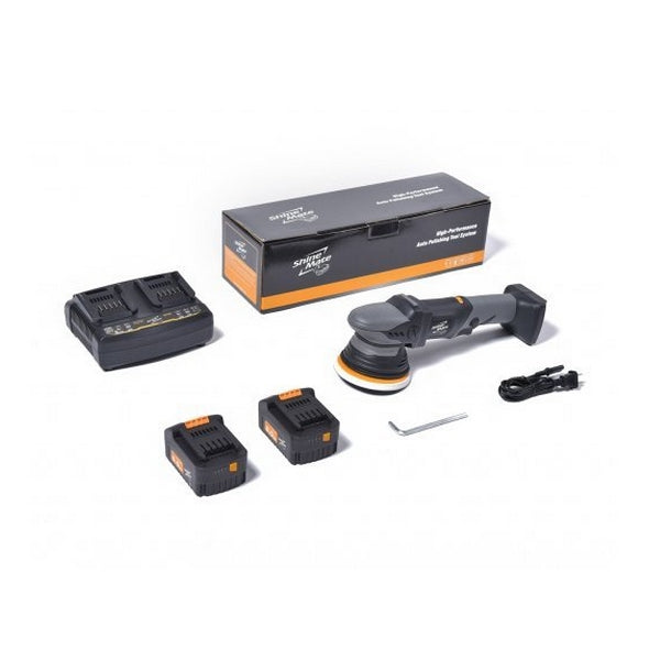 ShineMate EB351-6/21 – Pulidora Orbital Inalámbrica 21 mm (6″) – vista 2