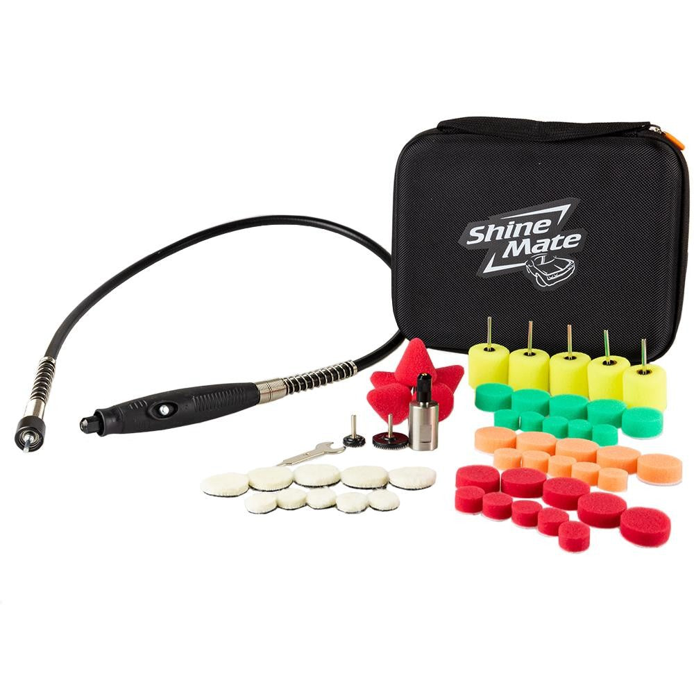 ShineMate MPK-3 – Mini Kit de Pulido con Eje Flexible