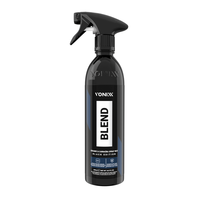 Vonixx Blend Spray Wax Black Edition – Cera de Mantención Autos Oscuros 500 ml