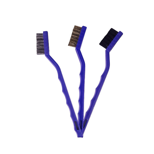 Vonixx – Kit de 3 Cepillos para Detalles (Nylon, Latón y Acero)