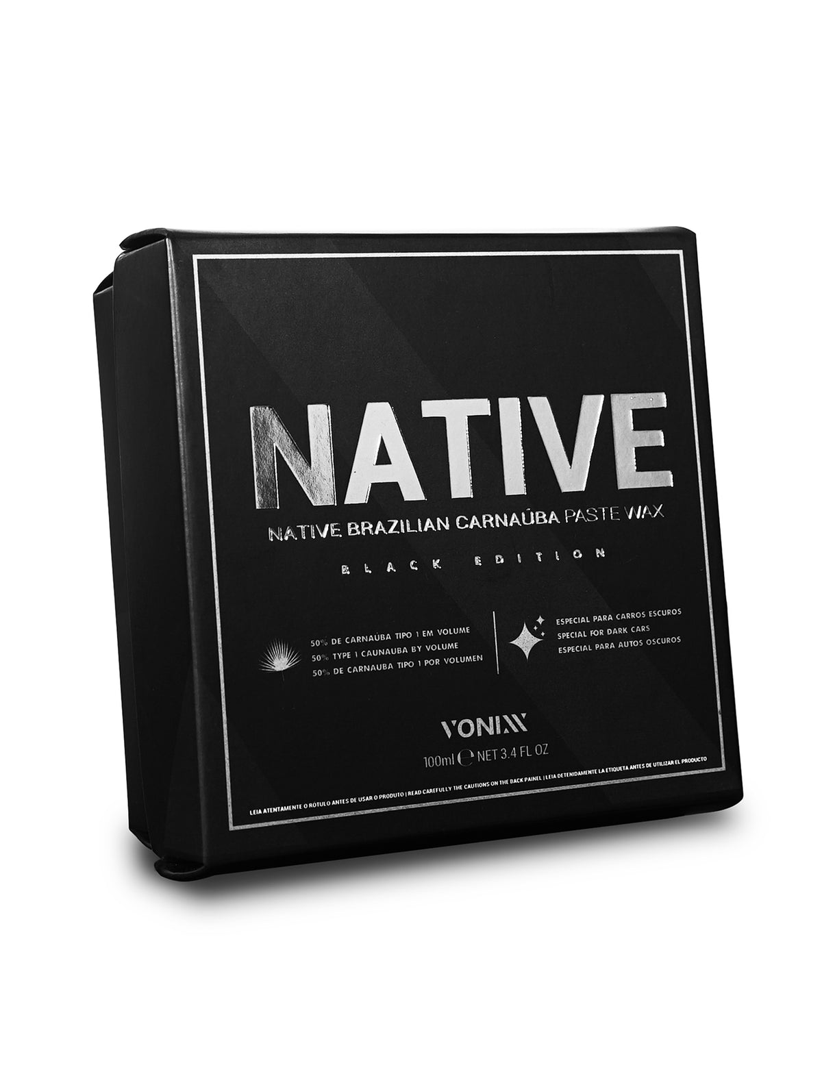 Vonixx Native Paste Wax Black Edition – Cera en Pasta para Autos Oscuros