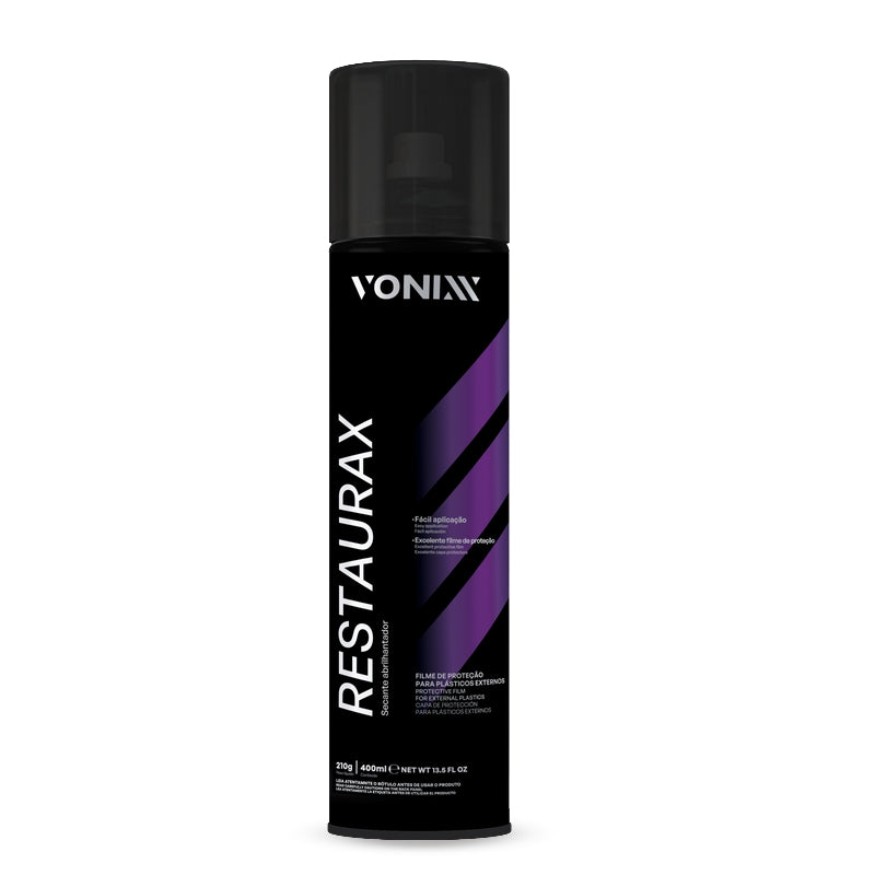 Vonixx Restaurax Aerosol – Restaurador de Plásticos 400 ml